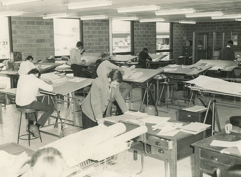 Freighter trailer engineering drawing room